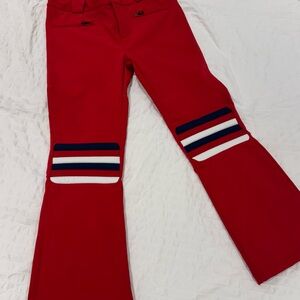 Perfect Moment kids ski pants in the Aurora Flare size 14